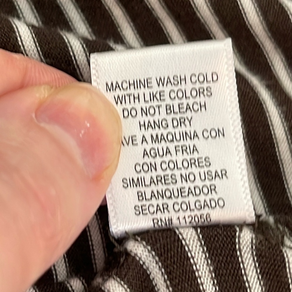 ZENANA OUTFITTERS TRENDY AUTUMNAL STRIPED TOP Sz. MD. - Picture 12 of 13